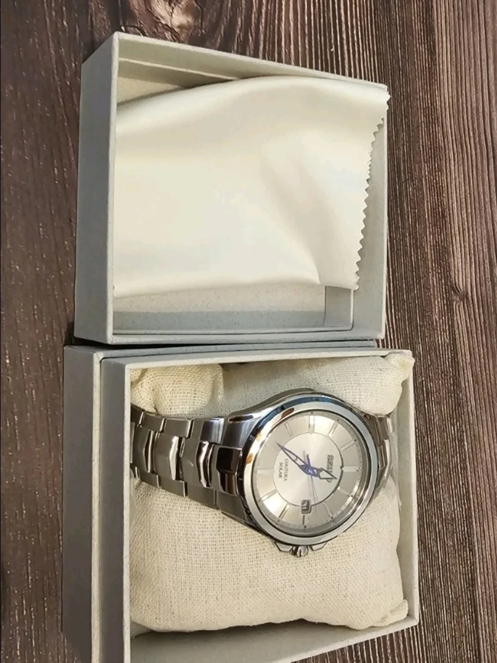 NEW Seiko Men's Coutura Collection Stainless Steel Watch SNE565